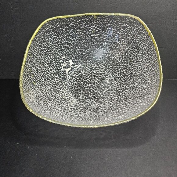 Vetropuro Pebble Glass Ice Chip Bowl 10" Decorative Bowl - Picture 2 of 6